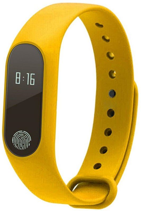 Bluebells India OLED Display,Heart Rate Sensor  (Yellow Strap, Size : Regular)