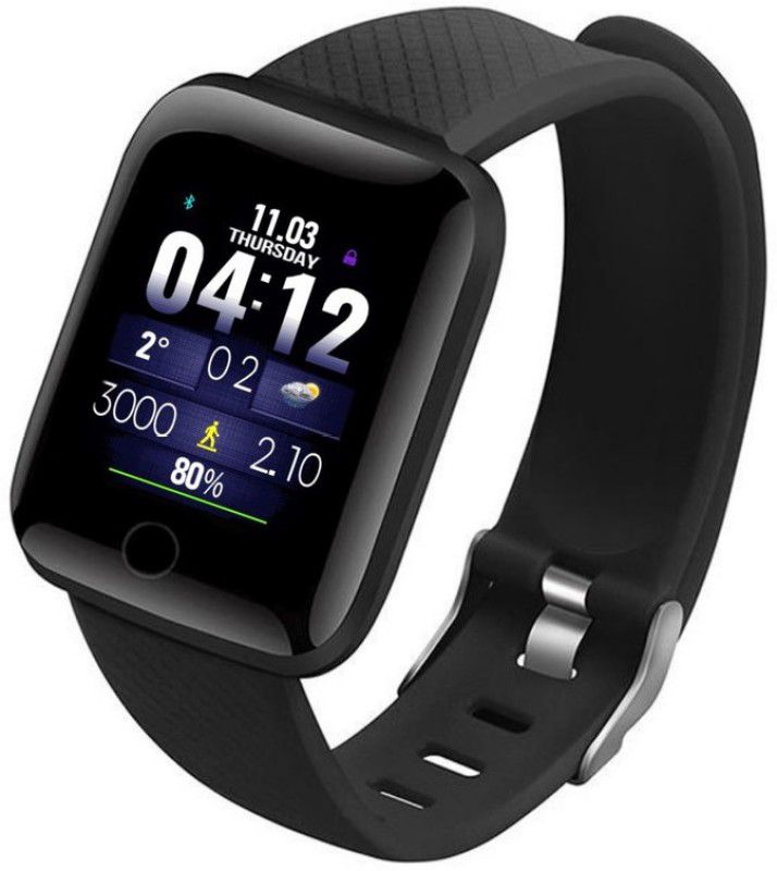 Rhobos DW15 Heartrate Reveal Smartwatch  (Multicolor Strap, Free Size)
