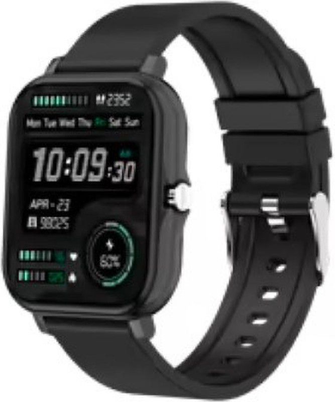 Foxne Point Full Touch Smartwatch With Bluetooth Calling, Spo2, Smartwatch  (Black Titanium Strap, Free)