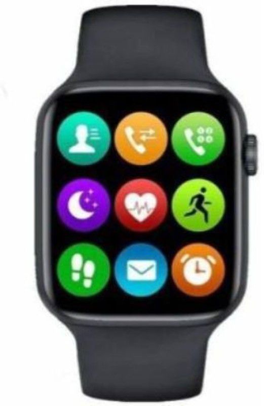 Jack Klein Premium T55 Bluetooth smartwatch fitness tracker, heart rate sensor J8 Smartwatch  (Black Strap, FREE)