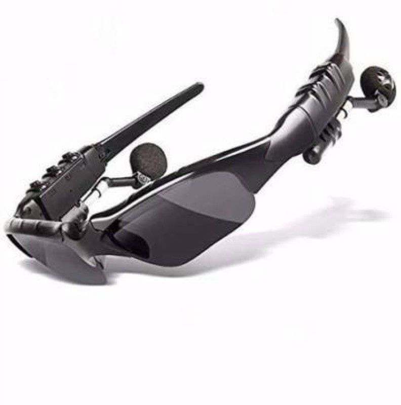 st trdenz Headphone Sunglass  (Smart Glasses, Black)