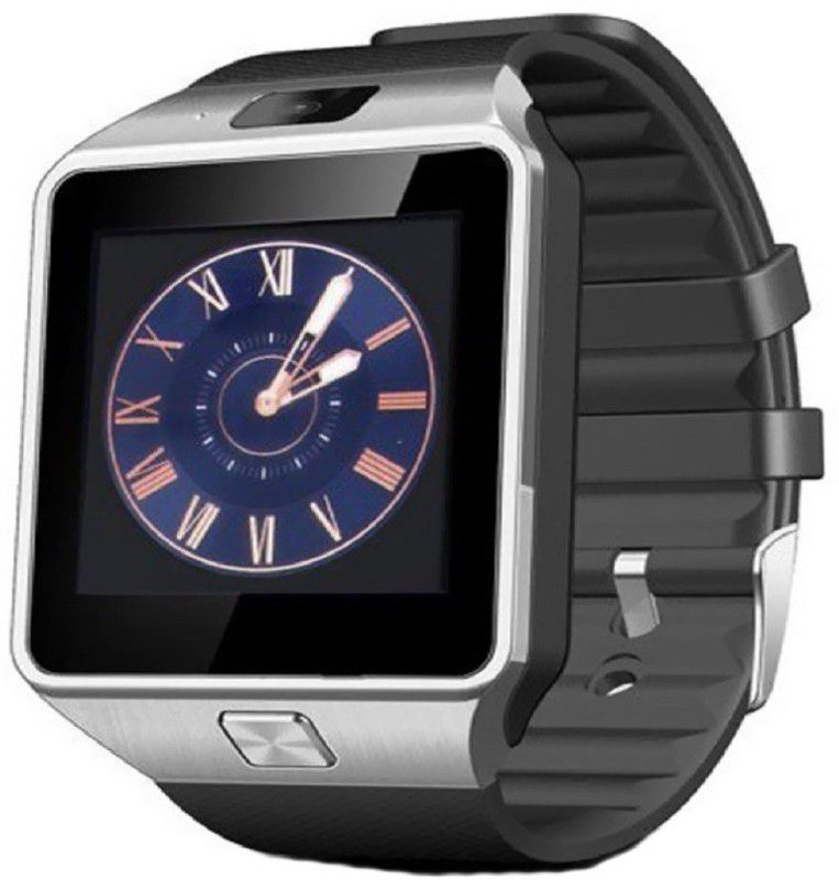 klassy DZ09 Smartwatch  (Black Strap, 1.63)