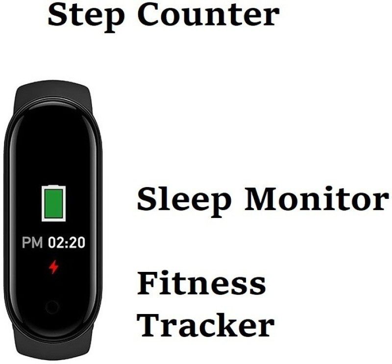 Amit Enterprises T194_M4 Pro Heavy Step Count Bluetooth Smartwatch Black (Pack of 1)  (Black Strap, Size : Free)
