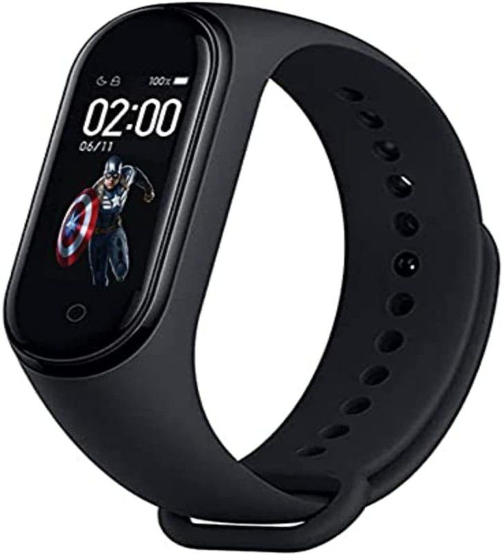 Vacotta Smart Band M4 Fitness Tracker Watch  (Black Strap, Size : Free Size)