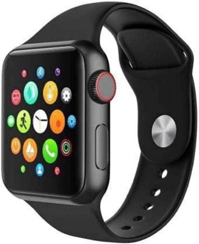 global impx T55 smart watch black color free size for unisex Smartwatch  (Black Strap, FREE SIZE)