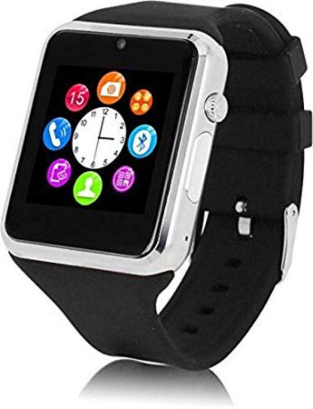 Gedlly Calling Android mobile watch with Camera Smartwatch  (Black Strap, Free)
