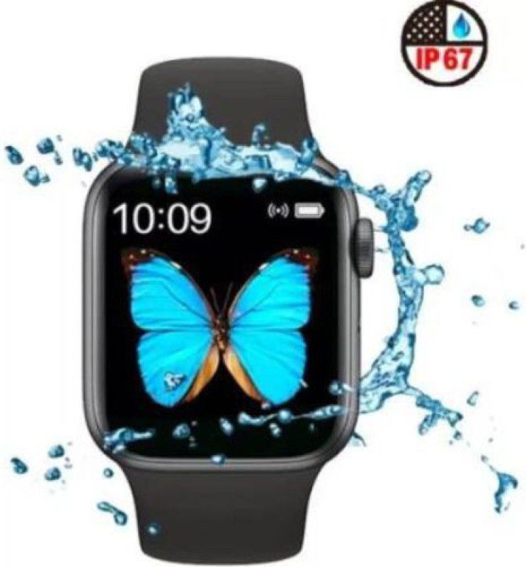 ashron Premium T55 bluetooth smart watch fitness tracker , heart rate monitor A58 Smartwatch  (Black Strap, FREE)
