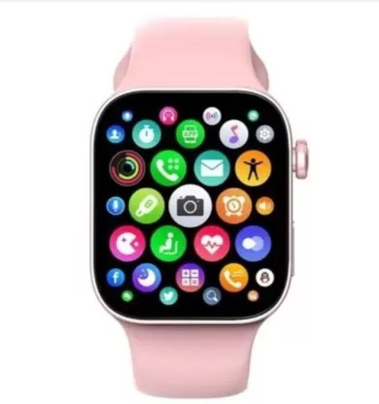 KnoxX i8 pink pro max Smartwatch  (Pink Strap, free)