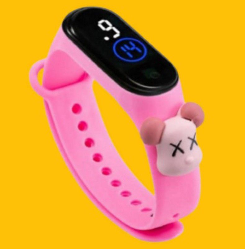 MindsArt New Digital Smart Band Puppy Look  (Pink Strap, Size : FREE)