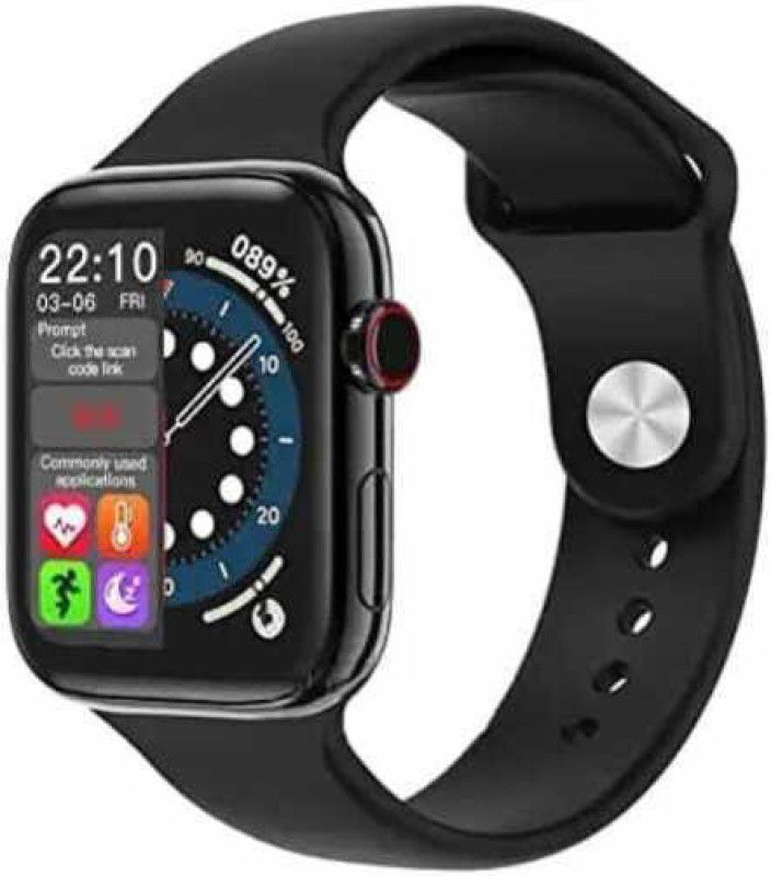 Raysx VI.VO With Bluetooth Functions Smartwatch  (Black Strap, Free)