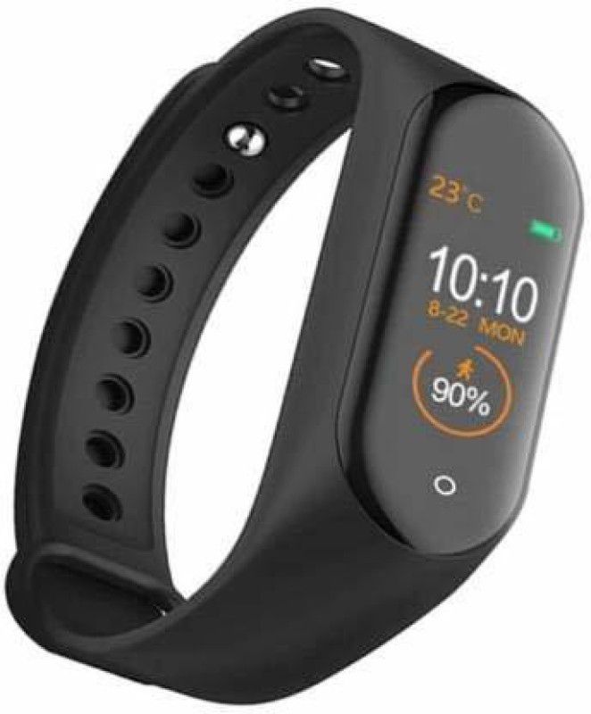 Vacotta Smart Band M4 Fitness Tracker Watch with Heart Rate  (Black Strap, Size : Free Size)