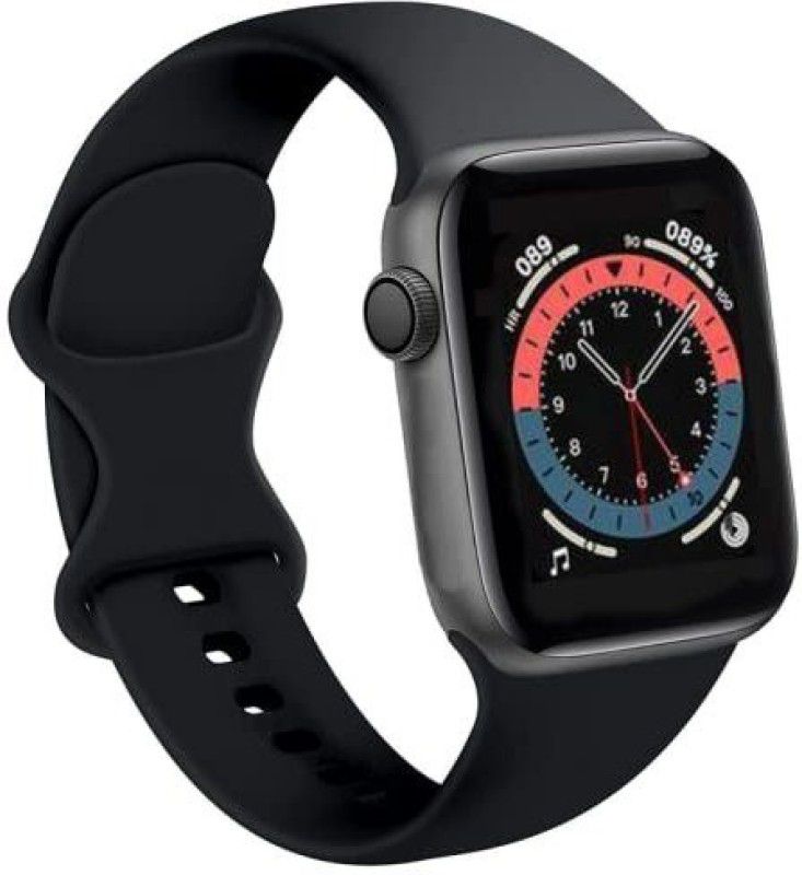 DRUMSTONE Model 500 Heart Rate Full Fitness Watch Smartwatch  (Black Strap, Free Size)