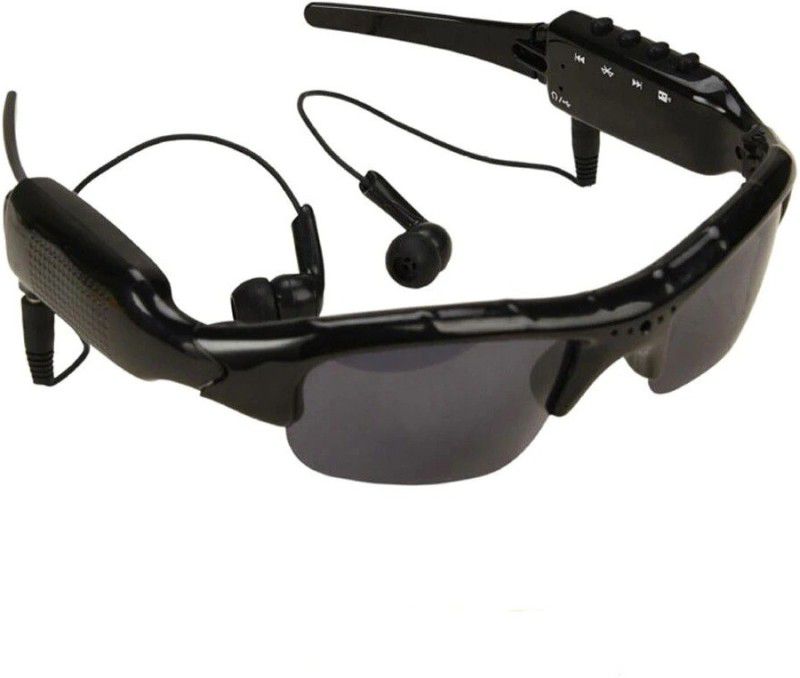 UPROKT Sports Bluetooth Audio Player Bluetooth Connectivity Sunglasses  (Smart Glasses, black)