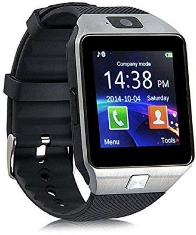 ETN ZYK_480Z DZ09_4G Smartwatch  (Black Strap, XL)