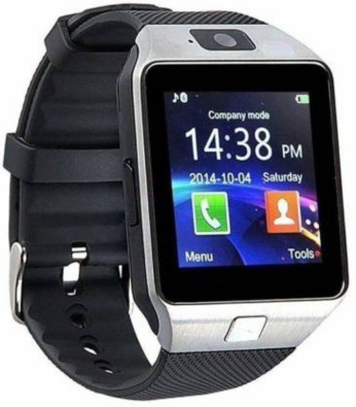 Plus Fitpro DZ OP.PO Calling Watchphone Smartwatch  (Black Strap, Free)