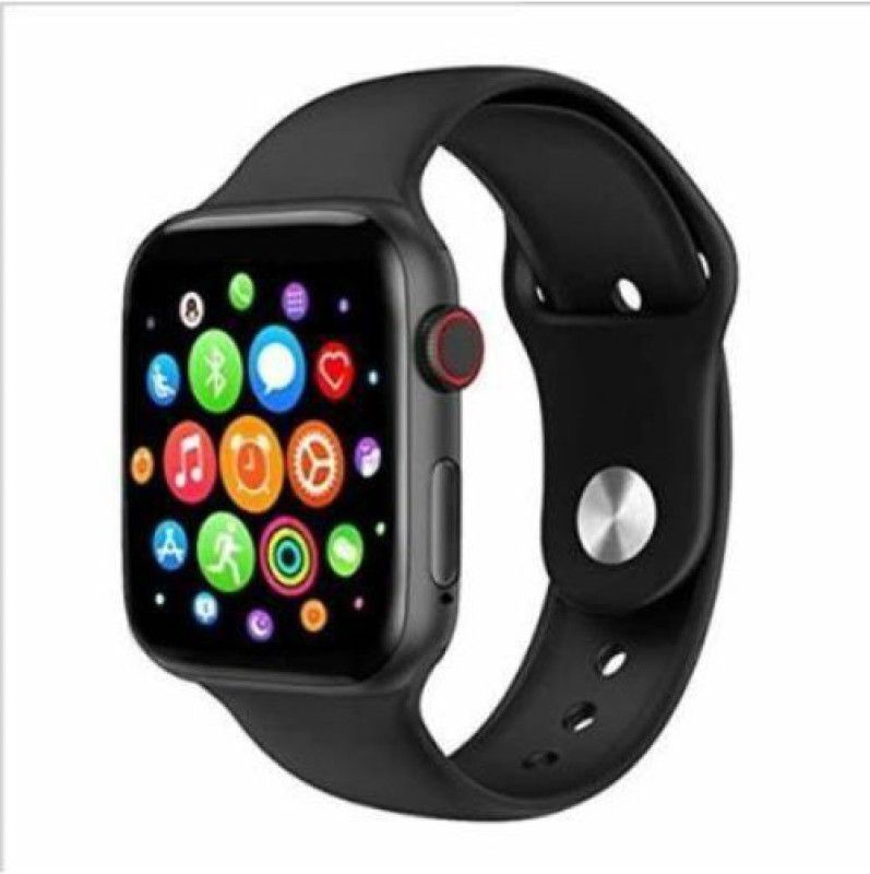 ashron Premium T55 bluetooth smart watch fitness tracker , heart rate monitor A377 Smartwatch  (Black Strap, FREE)