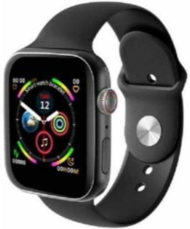 ashron Premium T55 bluetooth smart watch fitness tracker , heart rate monitor A497 Smartwatch  (Black Strap, FREE)
