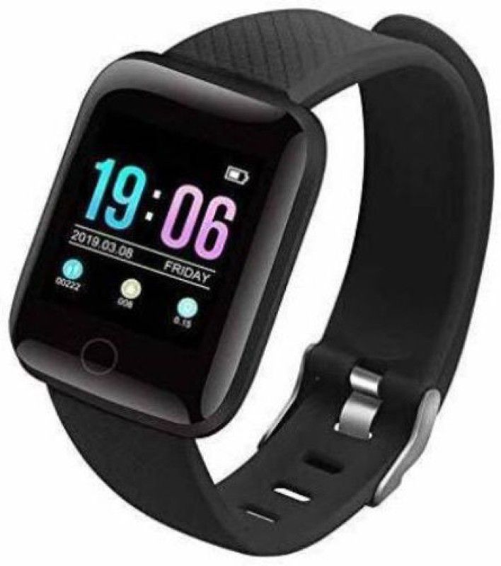 Clairbell ESN_114D_D13 Fitness band  (Black Strap, Size : Free Size)