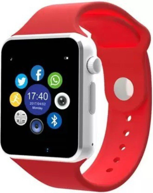 Tech Beast A1 4g Bluetooth, calling & Fitness Track Smartwatch (Red Strap, Free Size) Smartwatch  (Red Strap, X)