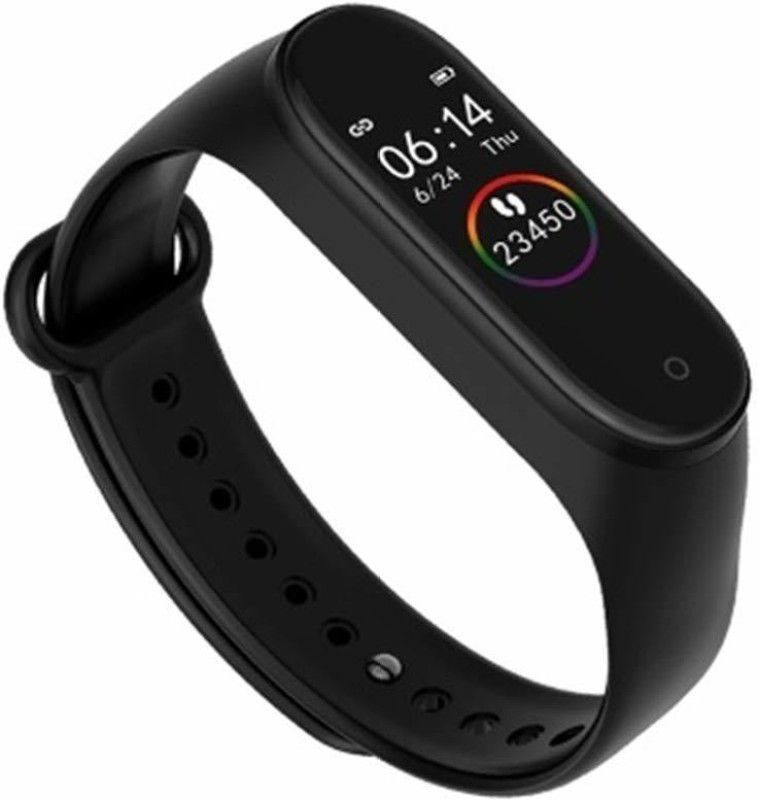 OYD M4 Bluetooth Fitness Wrist Smart Band  (Black Strap, Size : NA)