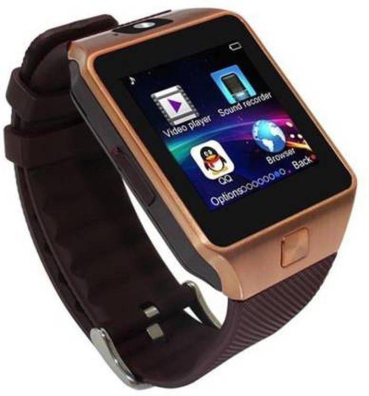 Gedlly Smart 4G calling android Mobile watch Smartwatch  (Brown Strap, free)