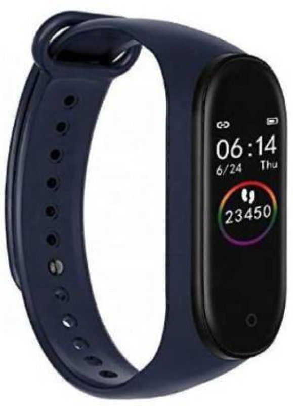 Vacotta M4 CV01 SMART BAND WITH ACTIVITY TRACKING  (Black Strap, Size : Free Size)