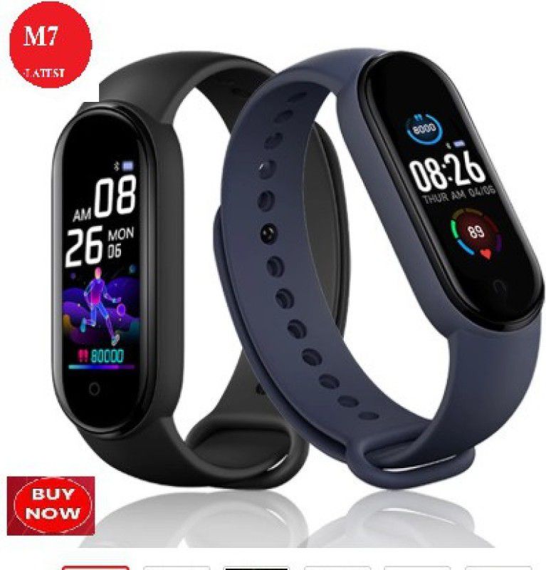 Actariat A827(M7) ULTRA MULTI SPORTS STEP COUNT SMART WATCH BLACK (PACK OF 1)  (Black Strap, Size : free)