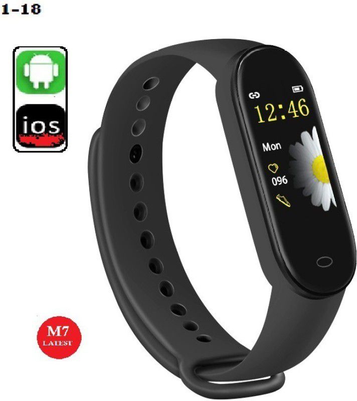 Actariat A815(M7) ULTRA MULTI SPORTS STEP COUNT SMART WATCH BLACK (PACK OF 1)  (Black Strap, Size : free)