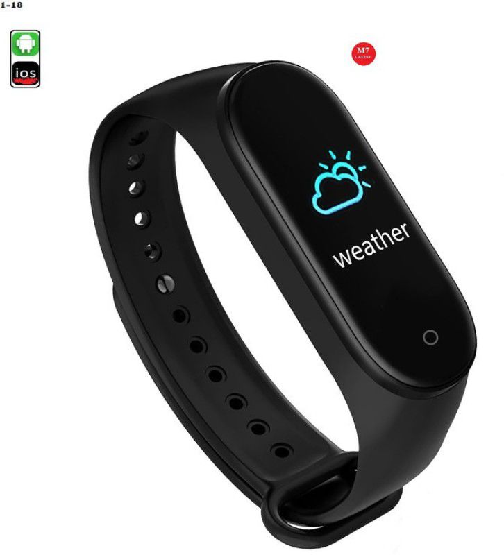 Actariat A809(M7) ULTRA FITNESS TRACKER ACTIVITY TRACKER SMART WATCH BLACK (PACK OF 1)  (Black Strap, Size : free)