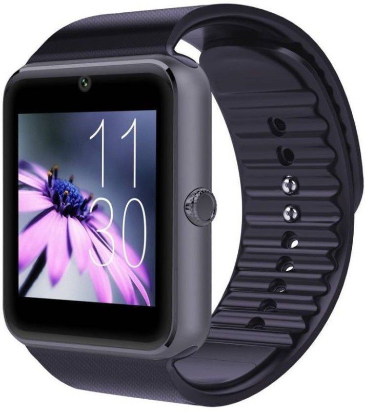 Trendonix GT08-43 phone Smartwatch  (Black Strap, Regular)