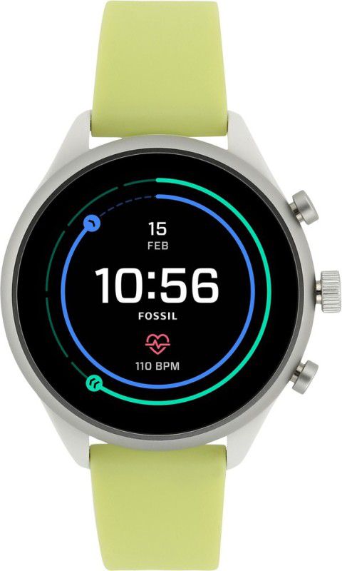 FOSSIL Sport 41 Smartwatch  (Green Strap, Regular)