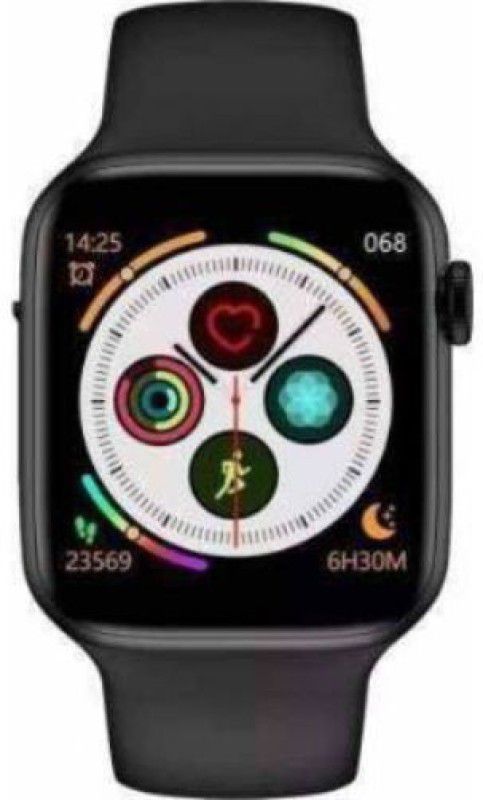 TECHMAZE Exclusive T55 bluetooth smart watch fitness tracker & heart rate sensor T127 Smartwatch  (Black Strap, FREE)