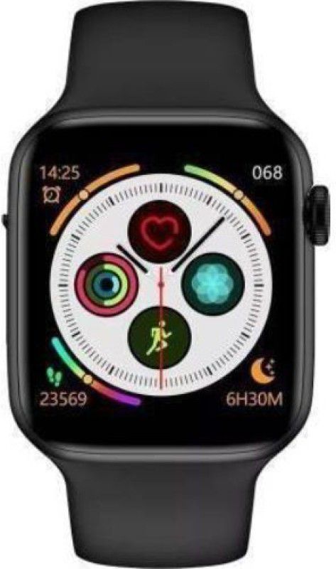 TECHMAZE Exclusive T55 bluetooth smart watch fitness tracker & heart rate sensor T35 Smartwatch  (Black Strap, FREE)