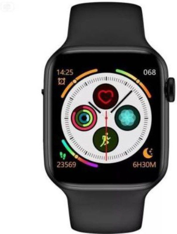 ashron Premium T55 bluetooth smart watch fitness tracker , heart rate monitor A331 Smartwatch  (Black Strap, FREE)