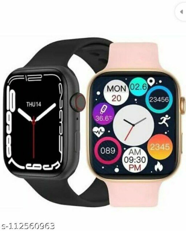 SUPER New Smart Watch 2 Smartwatch  (Black Strap, 44)