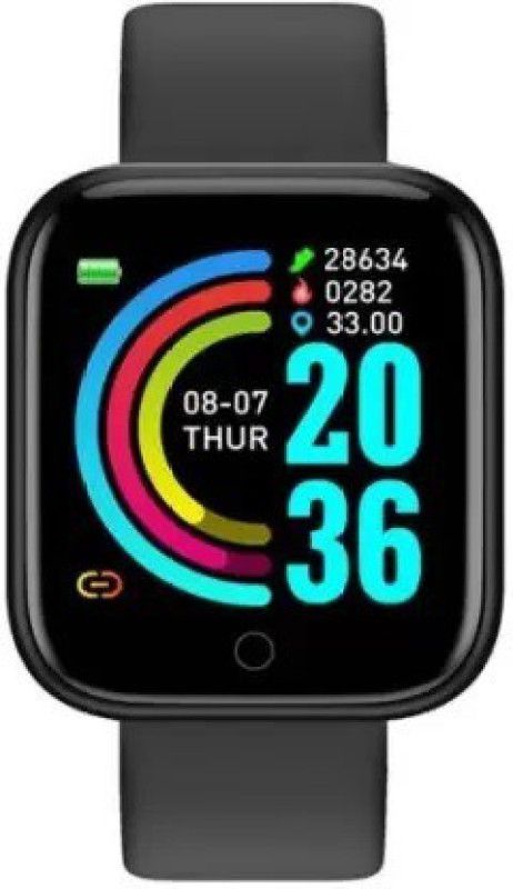 Smarta Global Market D20/Y68 Smart Watch 99 Smartwatch  (Black Strap, Free Size)