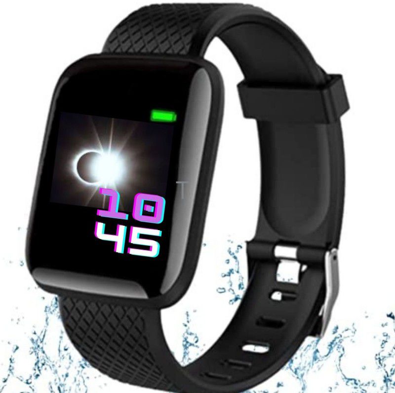 sma techno SMARTWATCH_1001 Smartwatch  (Black Strap, FREE)