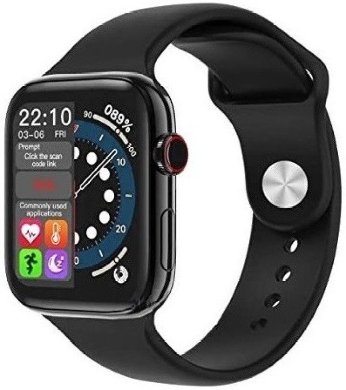 iSmart T500 Plus Series 6 Bluetooth Smartwatch  (Black Strap, Free Size)