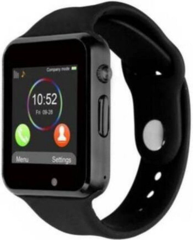 SMART 4G OP.PO Android & IOS Pro A1 Smartwatch  (Black Strap, Free)