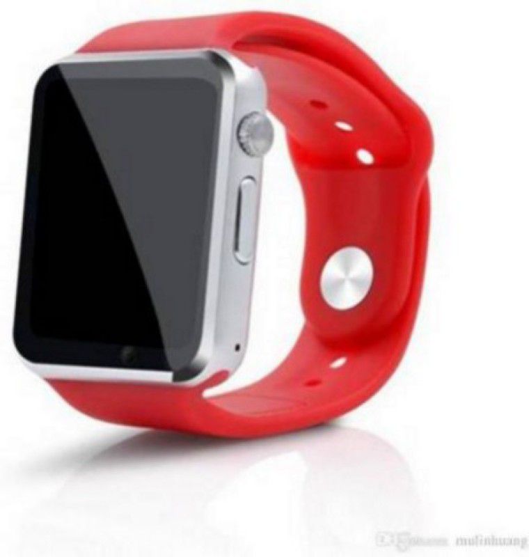 SMART 4G M.I Red Android & IOS Calling Watchphone Smartwatch  (Red Strap, Free)