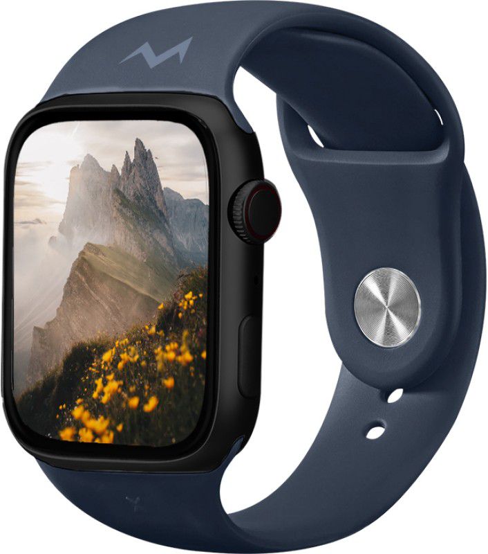 TEMPT Verge with Calling Function I Multi Sports Mode I SpO2 Heart Rate Monitor I Smartwatch  (Blue Strap, 1.83 inch Bright IPS Display with 450 nits Brightness, Custom Watch Faces)