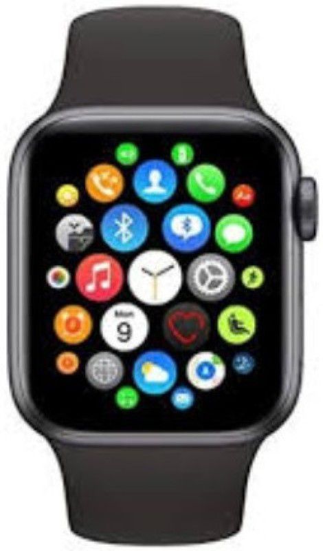 Gedlly GEDLLY Full Touch Screen Bluetooth Smartwatch (Black) Smartwatch  (Black Strap, Free)