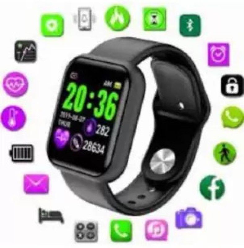 JORUGO F169(d20) LATEST Alarm Clock blood oxygen Smart Watch Black(pack of 1) Smartwatch  (Black Strap, Free)