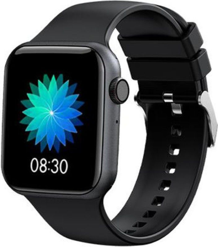 SUPER New Smart Watch 15 Smartwatch  (Black Strap, 44)