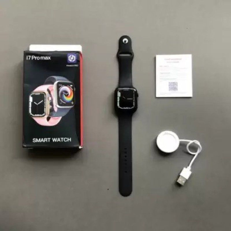 Nehnovit I7 PRO MAX Smartwatch  (Black Strap, 1.75)