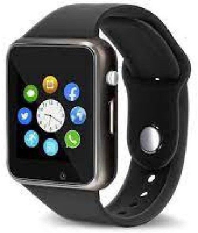 Gedlly Android smart mobile 4G watchphone Smartwatch  (Black Strap, 40)