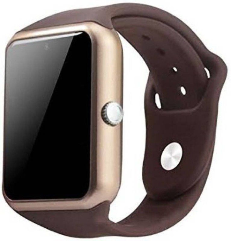 gazzet Bluetooth 4G watch, Camera & sim Support Smartwatch  (Brown Strap, free)