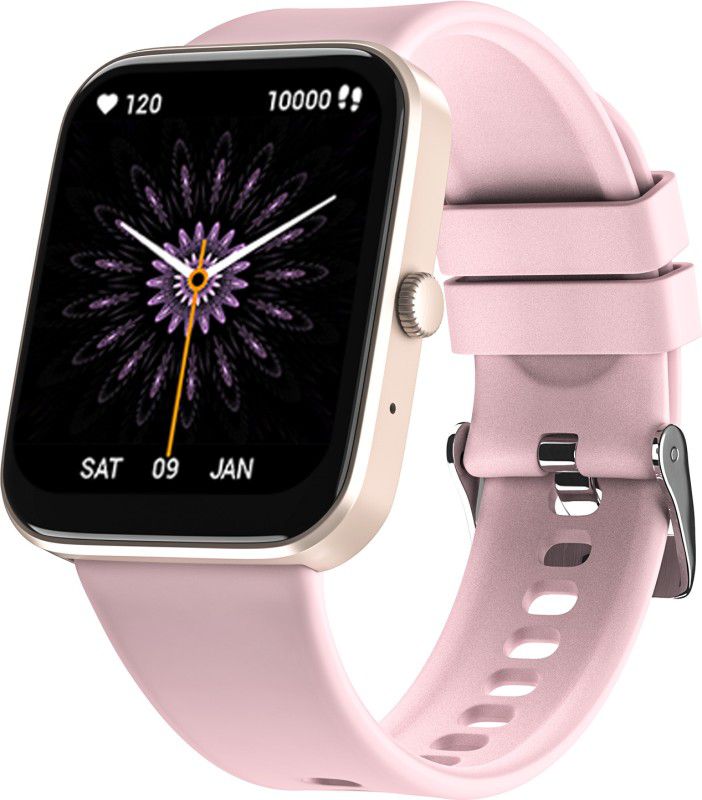 alt Hype 1.83" HD Display BT Calling, AI VoiceAssistant with 7 Days Battery Life Smartwatch  (Blush Pink Strap, Regular)