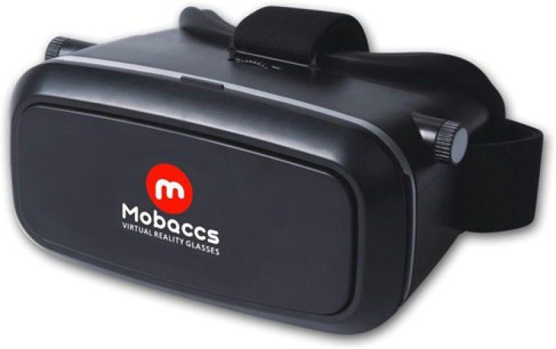Mobaccs Virtual Reality Headset 3d View VR Box HD 14 Smart Glasses (White)  (Smart Glasses, Black)