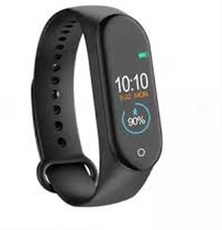 Raysx Smart Band Sustained Heart Rate  (Black Strap, Size : free)